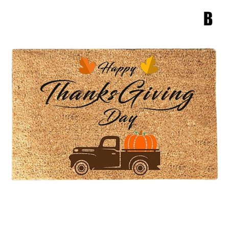 Thanksgiving Dörrmatta Glad höst Skörd Golvdyna Halloween Gnome Rolig Ytterdörr Dekor Entré Golv Matta Halkfri