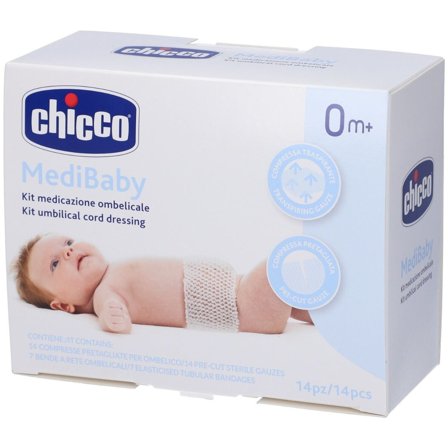 Kit Medicazione Ombelicale Chicco Medibaby 14 Compresse