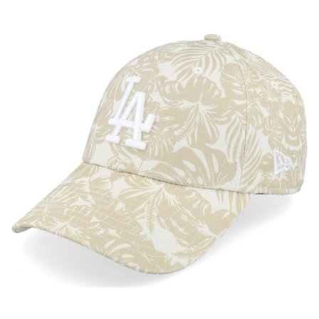 New Era - MLB Beige adjustable Cap - Los Angeles Dodgers MLB Summer All Over Print 9FORTY Beige/White Adjustable @ Hatstore
