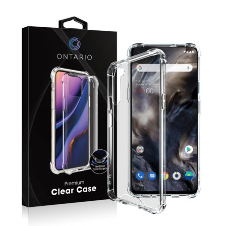 Ontario baksidedeksel for OnePlus Nord PC+TPU, gjennomsiktig