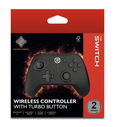 Deltaco Wireless Switch Gamepad with Bluetooth 5.1 Connection