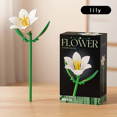 Romantiske Byggeklodsdekorationer, Julegaver til Jul Halloween Fødselsdag