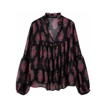 Mango - Blusar - Rosa - Dam - Storlek: S, Dam, Storlek: S