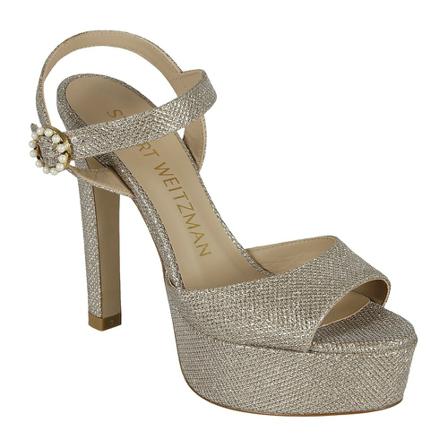 Stuart Weitzman Sandalen , Beige , Dames , Maat: 38 EU