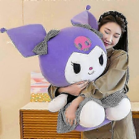og Halloween-feriegaver Kuromi Sanrio 40cm plysj leketøy pute gave til barneromsdekor