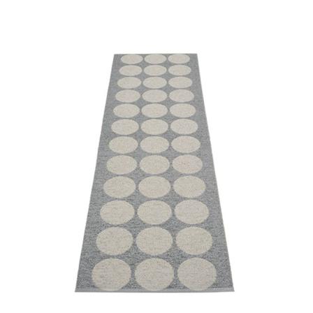 Pappelina Plastteppe Hugo Granit Metallic_70x240cm