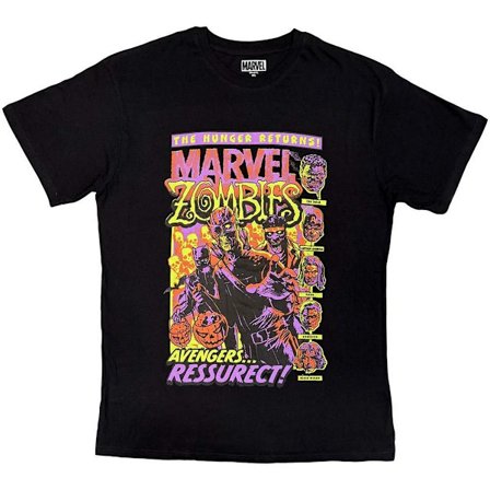 Marvel Comics Unisex Vuxen Avengers Resurrect T-Shirt L Svart