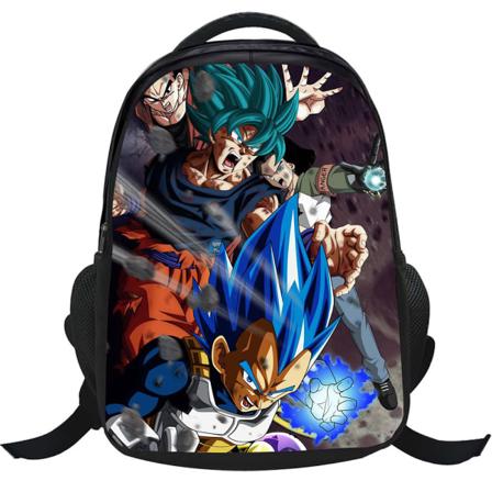 Dragon Ball Skolväska Studenter Resväska Anime Nylon Lättviktsryggsäck
