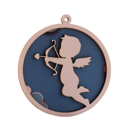 8CM Valentinsdag Tre Hengende Skilt Dekor for Stue Spisestue Hotell Jubileum