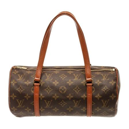 Louis Vuitton Vintage Pre-owned Louis Vuitton Brown Monogram Canvas Papillon 30 Tas , Bruin , Dames , Maat: ONE Size Vintage Tassen