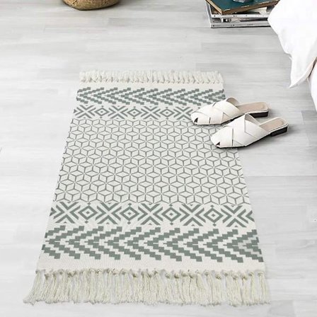 Geometrisk område Tæppe Små bomuldstæpper Kvaster Soveværelse indendørs