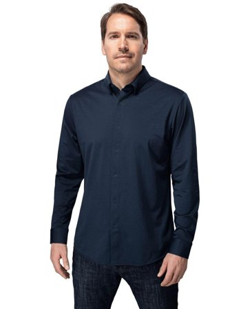 STOIX Marcus Slim Sky Blue All Navy Blue