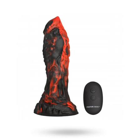 Inferno Cock Vibrating Silicone Dildo 20 cm - Vuxen.se - Vibrerande dildo