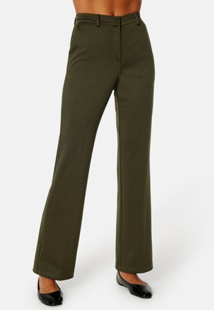 BUBBLEROOM Serene soft suit pants Dark green Klær