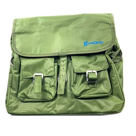 Bag canvas green military bag girlsonly