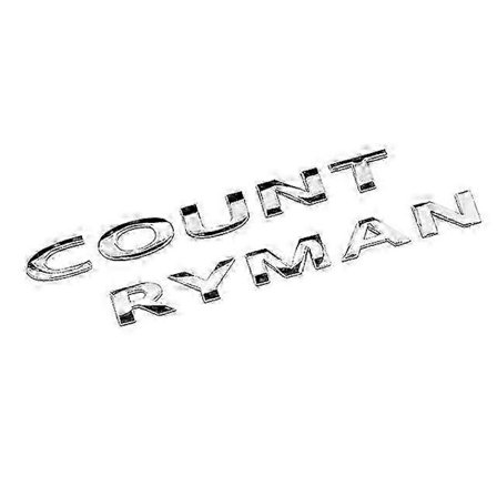 3D Bokstäver Metall Bil Bakre Bagagelucka Emblem Kompatibelt med MINI Cooper Countryman R60 Interiör-Xin