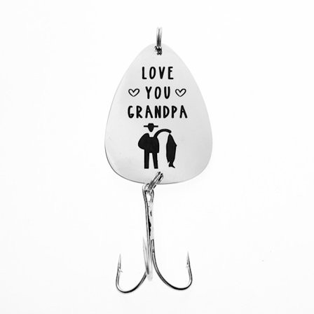 Personlig fiskekrog med gravering - Fars dag gave