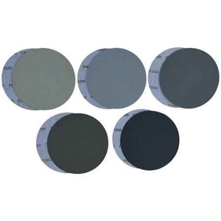 30 Stykker Sandpapir 125mm Våd Tør 320 600 800 1200 1500 2000 Korn til Slibning Polering Rustfjernelse