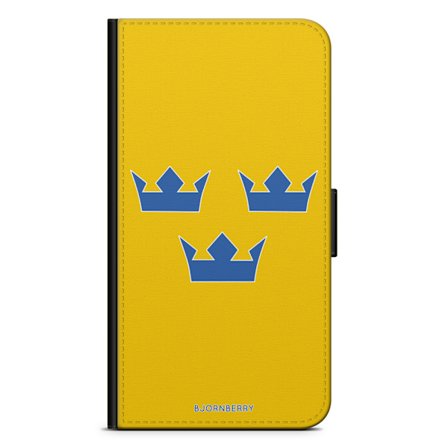 Bjornberry Plånboksfodral iPhone XR - Tre Kronor