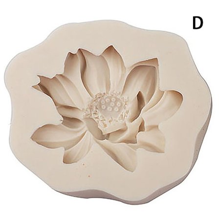 1 Stk Peony Solsikke Lotus Silikone Forme Rose Flower Form Dec