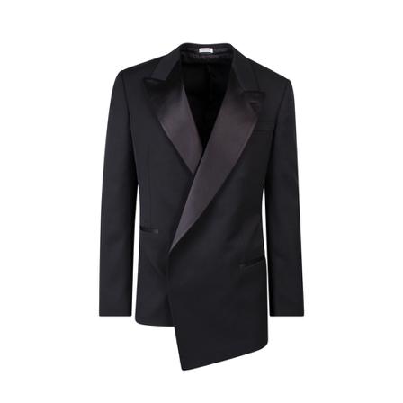 Alexander McQueen Blazer 704292Qtu91 Sort, Herre