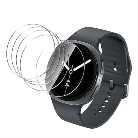 5-pack härdat glas för Samsung Galaxy Watch 8 7 Ultra 6 5 40 44mm skärmskyddsfilm för Watch 6 4 Classic 47 46 5 Pro 45mm