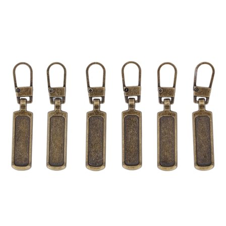 6 kpl vetoketjun vetoketjun vetokieleke ruostumaton irrotettava Colred vetoketjun vetoketjun vaihto vaatteille matkatavaroille kengille leluille 