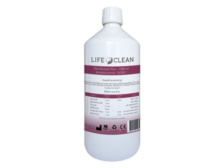 LIFECLEAN Ytdesinfektion Plus 1L - Lyreco - Städ och hygien > Desinfektionsmedel > Ytdesinfektion