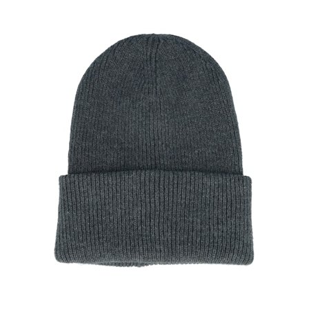 Beechfield - Grau cuff Mütze - Granite Engineered Deep Cuffed @ Hatstore