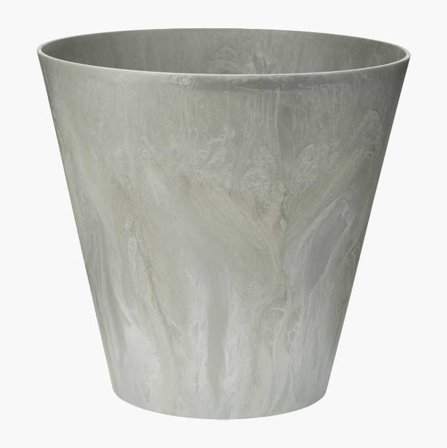 Ljusgrå lättviktskruka Ø40 cm - Biltema