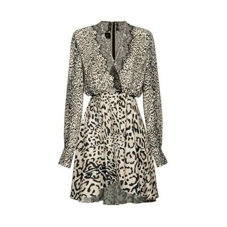 Pinko, Short Dresses Beige, Dames, Maat:S