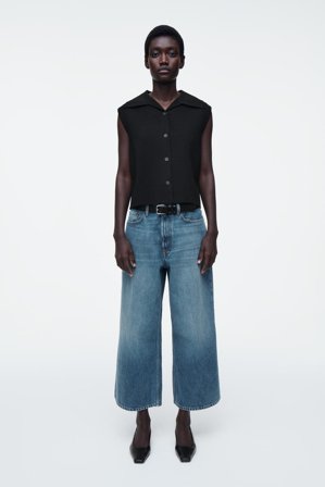 COS Women's Denim Culottes in Blue