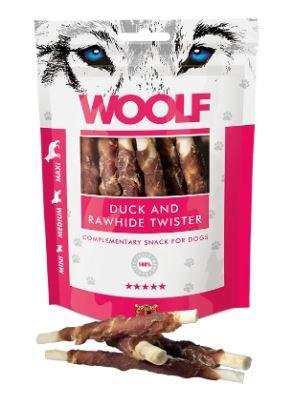 Woolf Twister And og Råhud - 100g