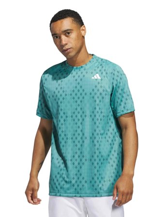 adidas Tennis Club Graphic Tee - Green - S