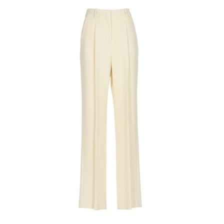 Ermanno Scervino, Wide Trousers Wit, Dames, Maat:S