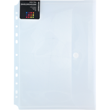 Mappe A4 Plast Hullt Låsbar