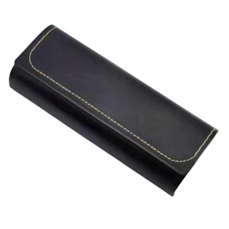 Glasögonfodral med hårt case Lätt bärbart case för kvinnor, män, svart