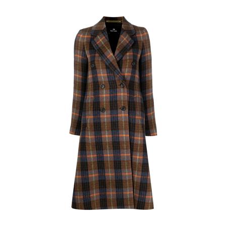 PS By Paul Smith, Double-Breasted Coats Zwart, Dames, Maat:S