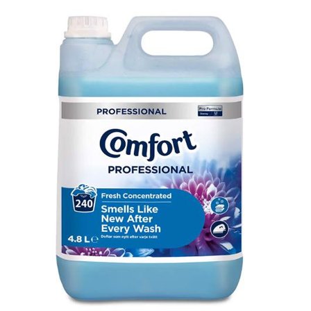 COMFORT Sköljmedel Pro Formula Fresh Concentrated 4,8L - Lyreco - Städ och hygien - Tvättmedel och klädvård - Sköljmedel