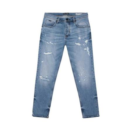 Antony Morato Jeans- AM Argon Slim Ankle Lenght , Blauw , Heren , Maat: W32
