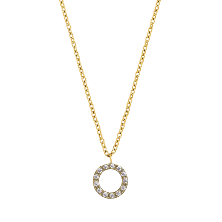 Edblad Glow Necklace Mini Gold Smycken & klockor Dam Guld ONESIZE