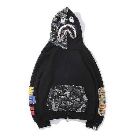 Miesten Camo Loose Zipper -takki yz