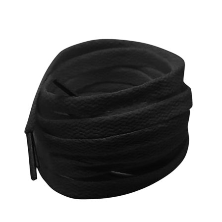 Precision Oval Skosnören 140cm Svart Black 140cm