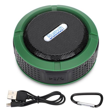 C6 Langaton Vedenkestävä Bluetooth-äänentoisto Ulkoiluun, Vuorikiipeilyyn, Pyöräilyyn, Kannettava Basso Urheilukaiutin