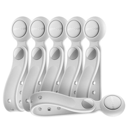 Joyroom magneettiset kaapelinsiteet - 6-pack, valkoinen