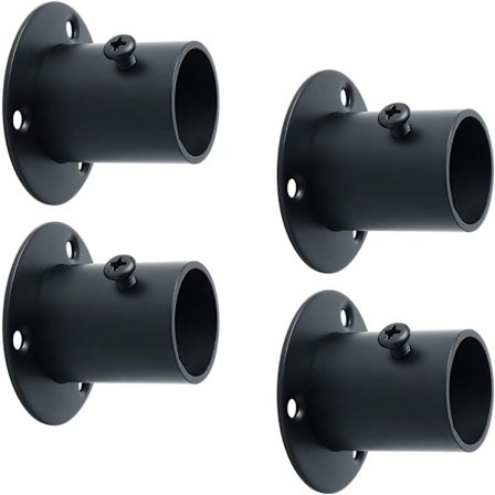 Verhokiskon tuki Vaatetelineen tuki Ruuveilla Vaatekaappi, ZQKLA