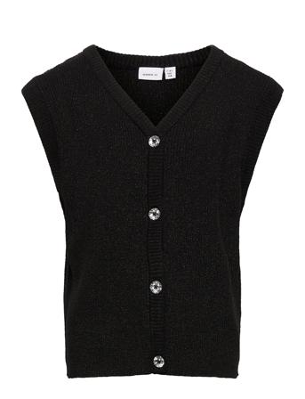 Nkfrikula Knit Waistcoat Black Name It