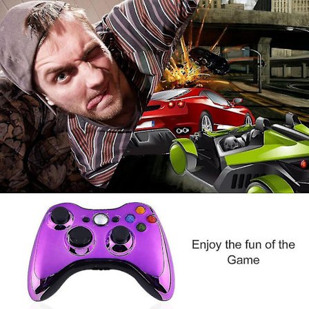 USB-kablet spilcontroller til Xbox 360 Windows 7