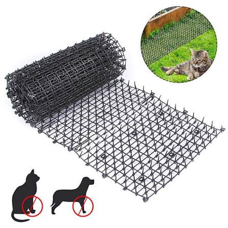 Anti-kattmatte med piggtrådhage Anti Dogs, Cats Pets Plast