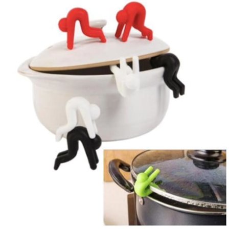 Hvide Silikone Grydelapper Black Friday Tilbud 2-pak [YJD]